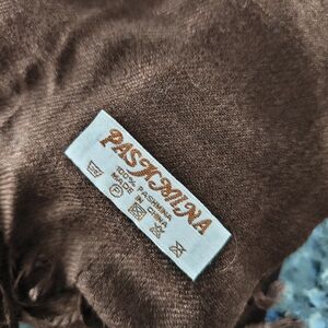 100% Pashmina Brown Cashmere Scarf